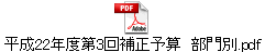 平成22年度第3回補正予算　部門別.pdf